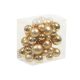 Vianočná sklenená guľa 2; 2,5;5,3 cm (24 ks)  bright gold