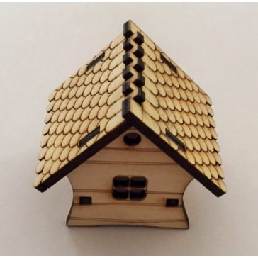 Drevená chalúpka 3.