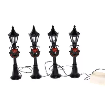 Pouličná lampa 12 cm, na batérky